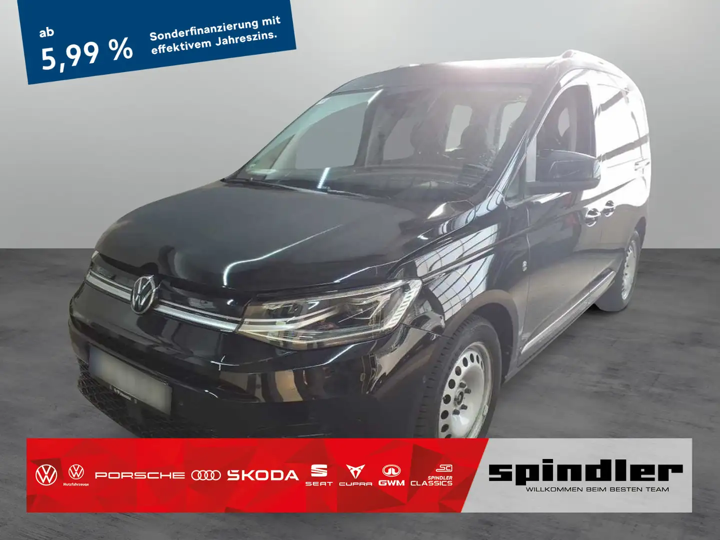 Volkswagen Caddy Caddy Kombi Style DSG / Navi, Standh, AHK, RFK Schwarz - 1