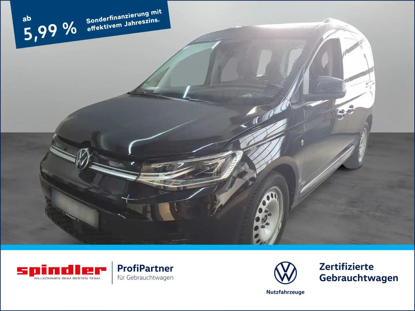 Volkswagen Caddy Style DSG / Navi, Standh, AHK, RFK Noir - 1