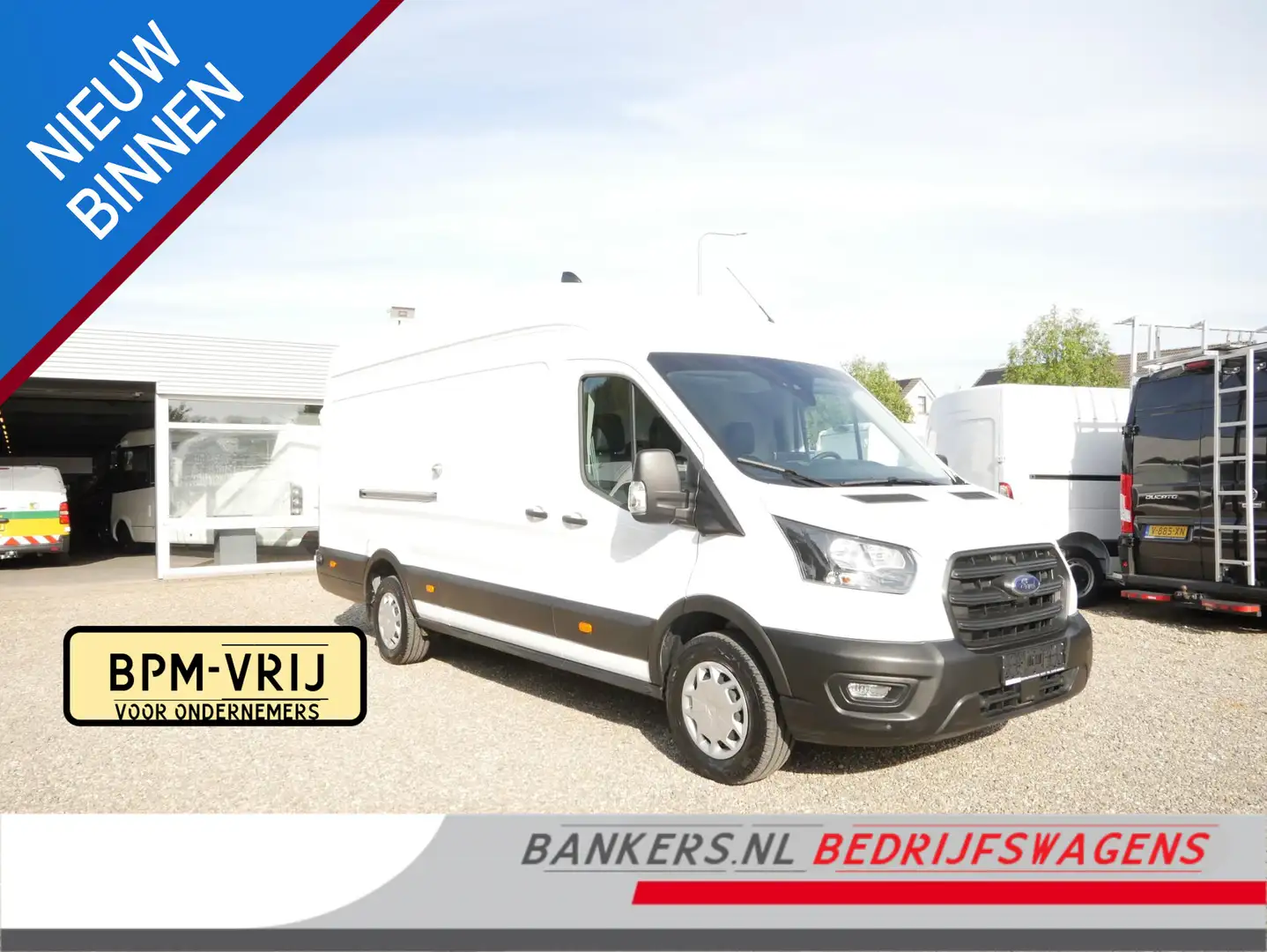 Ford Transit 2.0 TDCI 170PK, L4H3, Automaat, Airco, Trekhaak 3. Weiß - 1