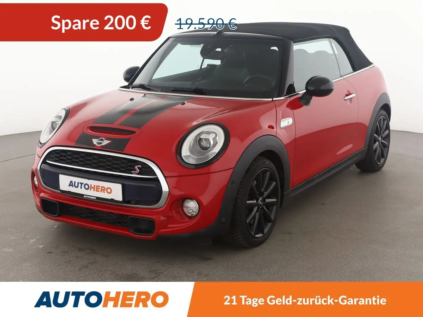 MINI Cooper S Cabrio Cooper S Aut.*LED*NAVI*TEMPO*CAM*PDC*SHZ*KLIMA* Rojo - 1