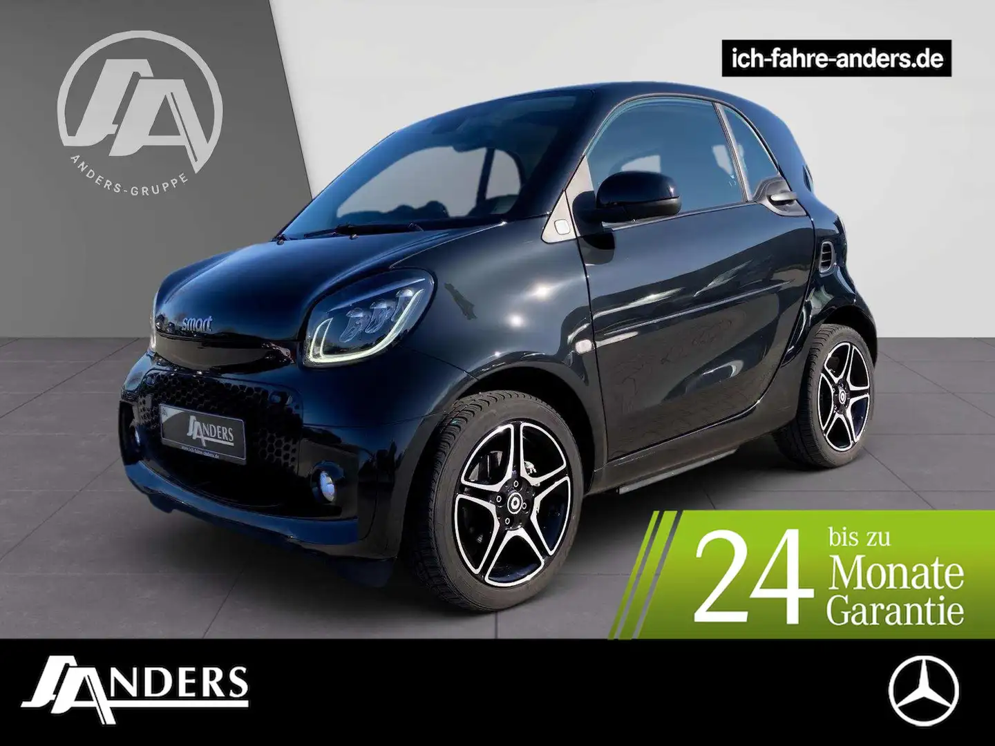 smart forTwo EQ Exclusive+COOL&MEDIA+LED+Kam+Pano+DAB crna - 1