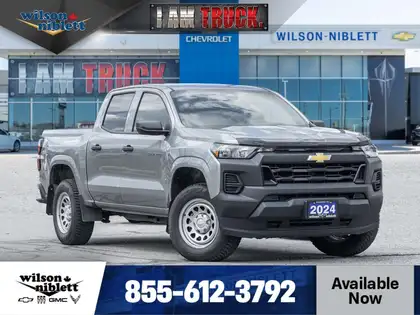 Gray 2024 Chevrolet Colorado Pickup Truck Four-Wheel Drive 8-Speed Automatic