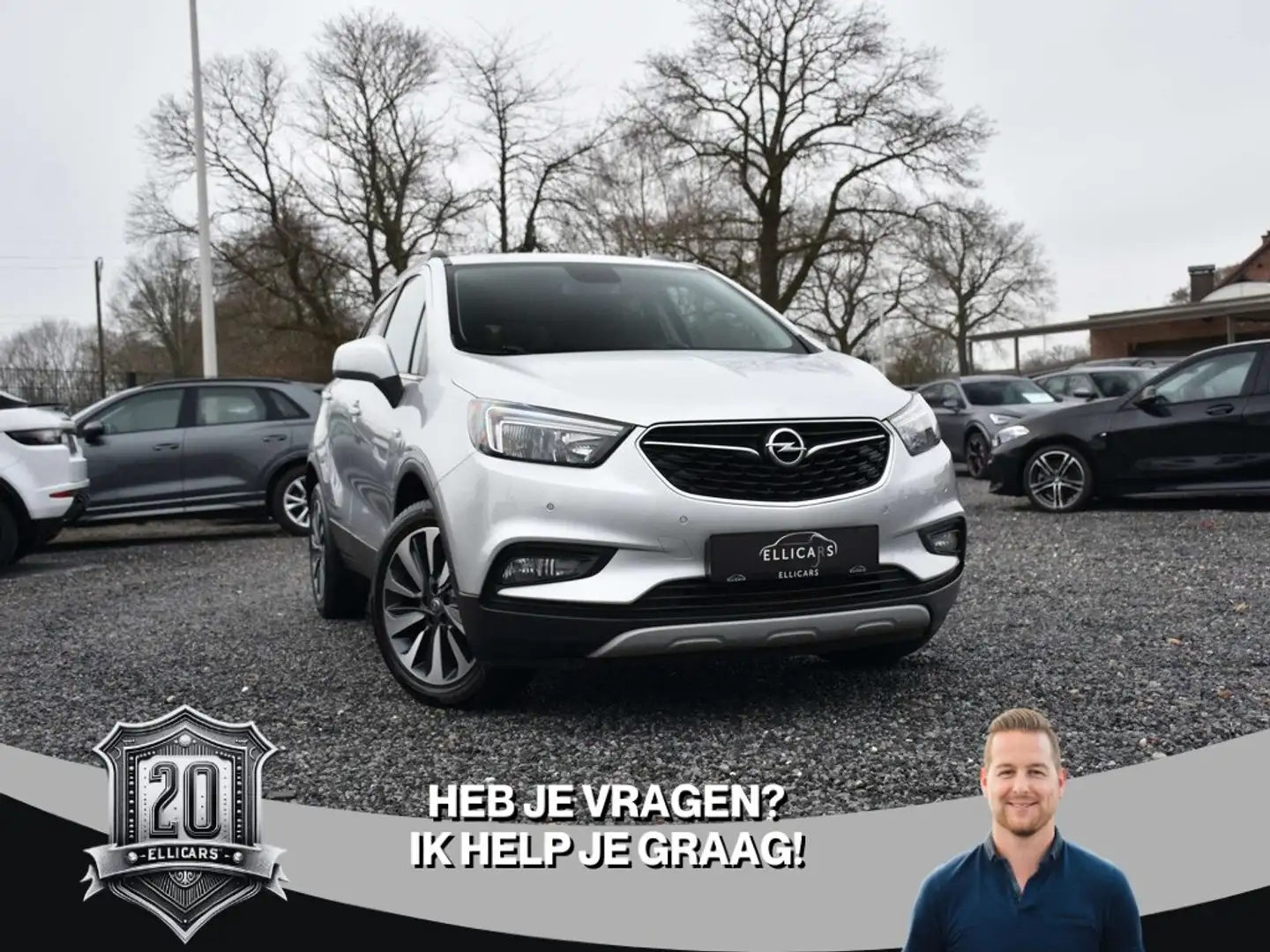 Opel Mokka X 1.6 CDTI / CARPLAY / CAMERA / GPS / TREKHAAK / LED Argent - 1