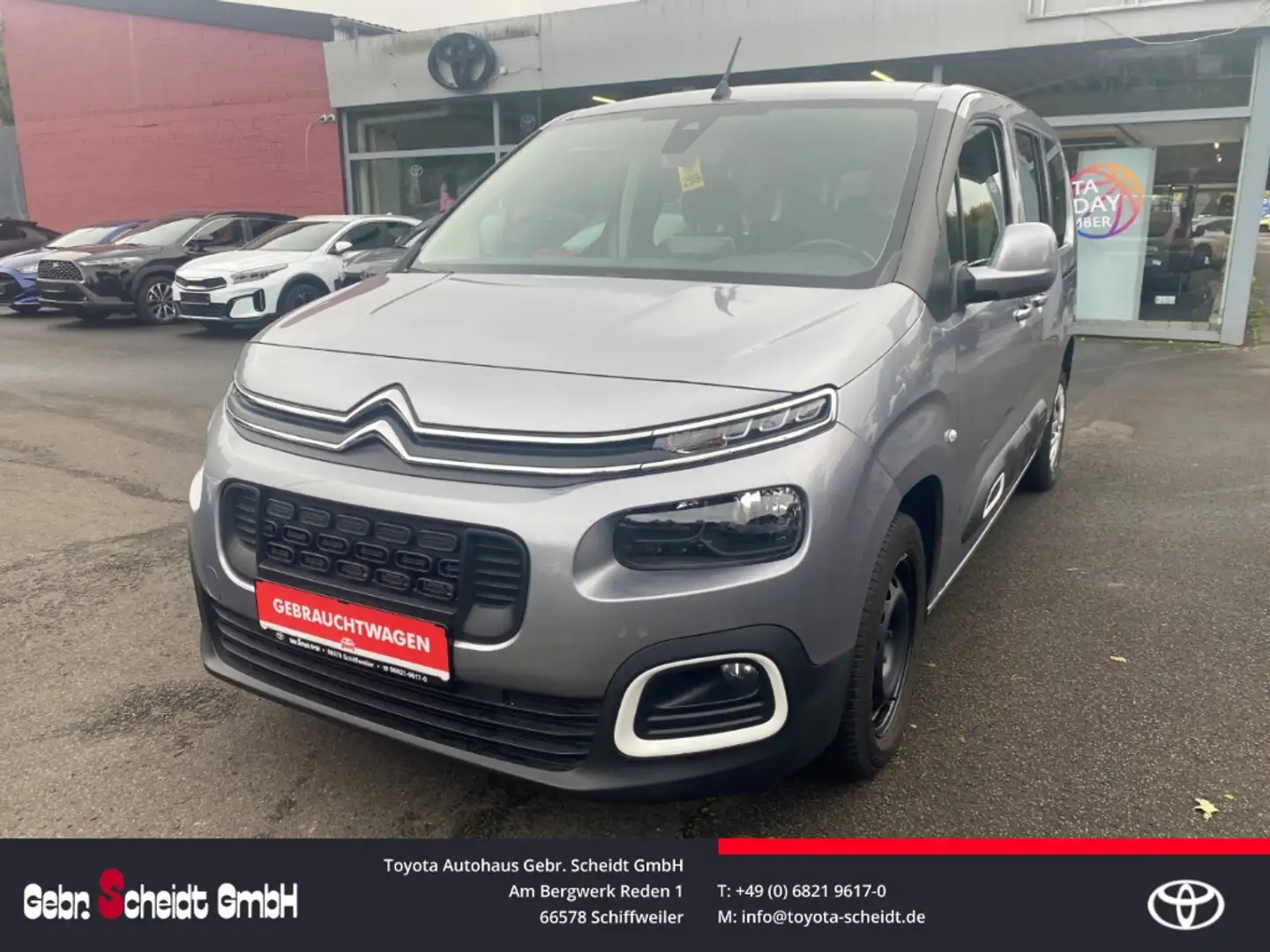 Citroen Berlingo Feel XL 7Sitzer 1.5 BlueHDi 130 FAP EU6d Bluetooth Gris - 1