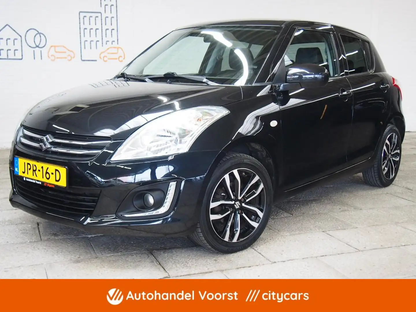 Suzuki Swift 1.2 S-Edition EASSS Cruise (APK:Nieuw) Incl.Garant Zwart - 1