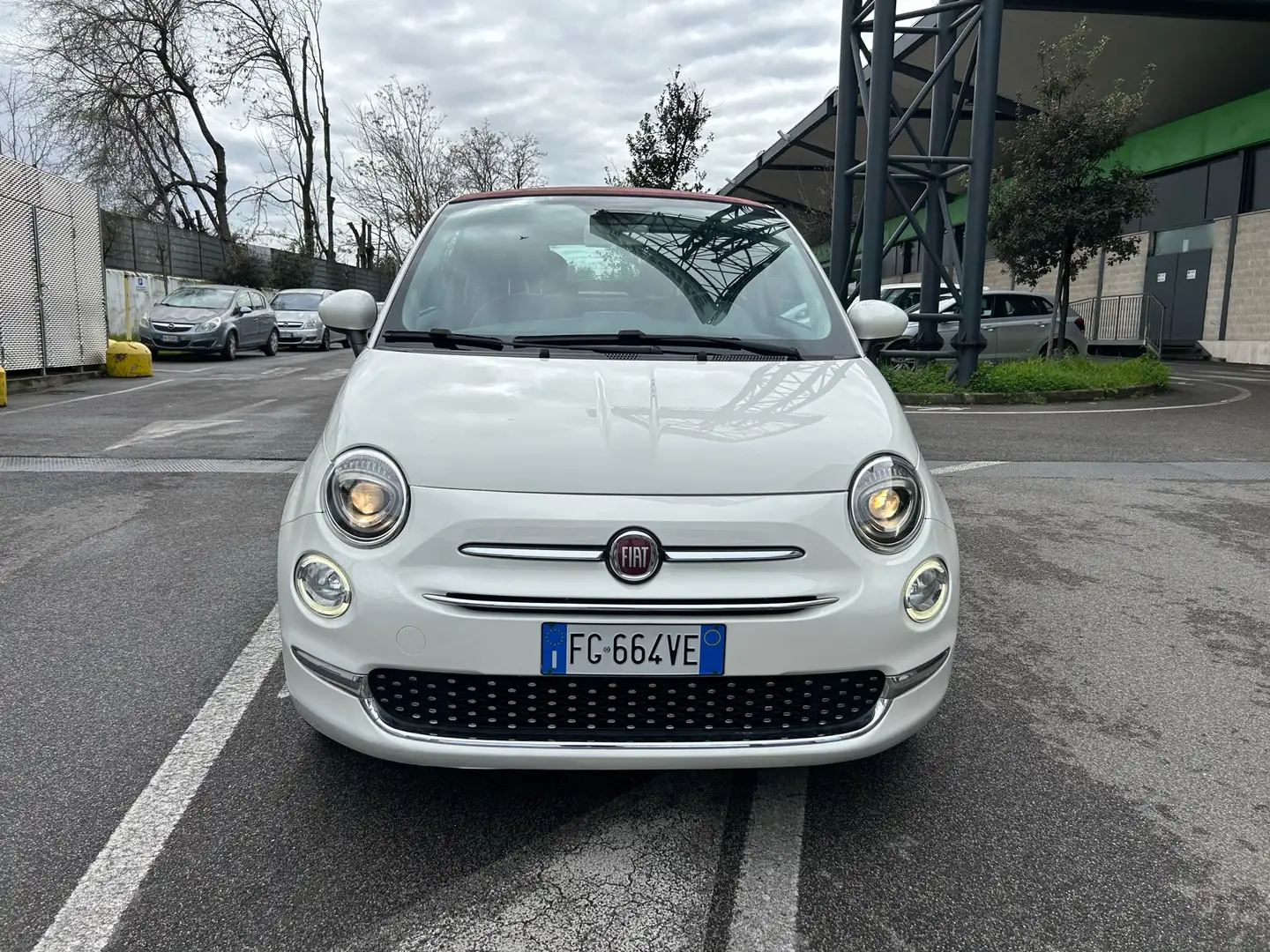 Fiat 500C 1.2 LOUNGE AUTOMATICA 60000 KM ORIGINALI! PERFETTA Bianco - 1