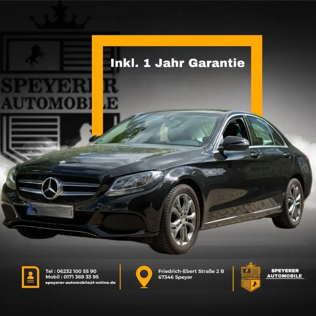 Mercedes-Benz C 180 C -Klasse Lim. C 180 CGI|NAVI|SHZ|PDC|ALLWETTER| Noir - 1