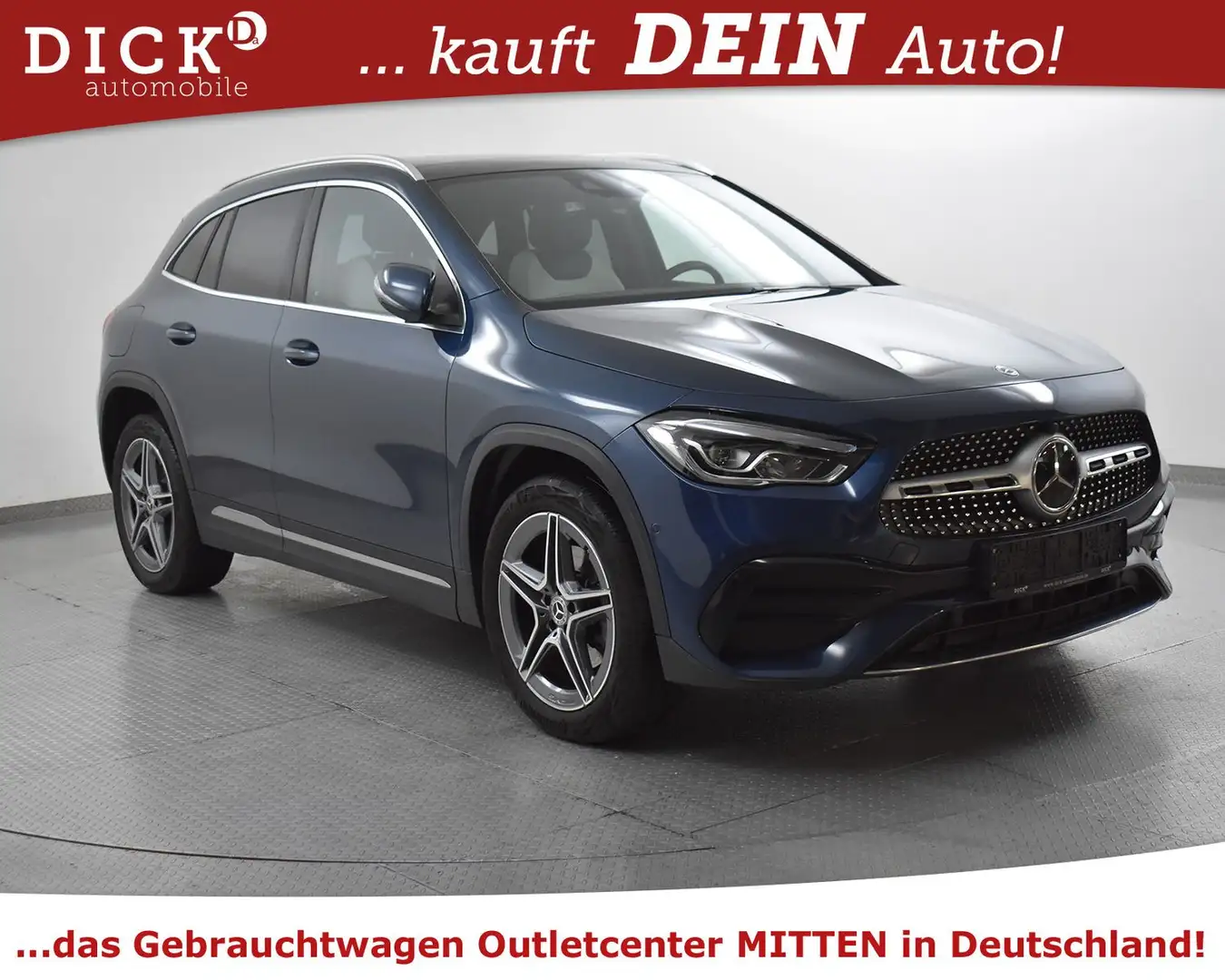 Mercedes-Benz GLA 250 GLA250e AMG Line PANO+STDHZ+WIDES+KAM+LED+ACC+19 Bleu - 1