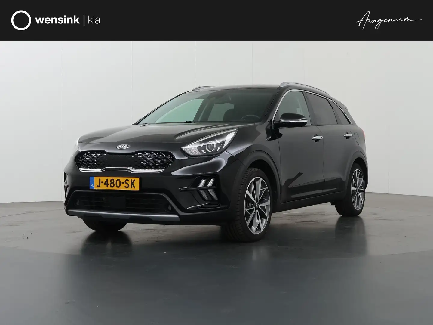 Kia Niro 1.6 GDi Hybrid DynamicPlusLine | Stoel/Stuurwielve Schwarz - 1