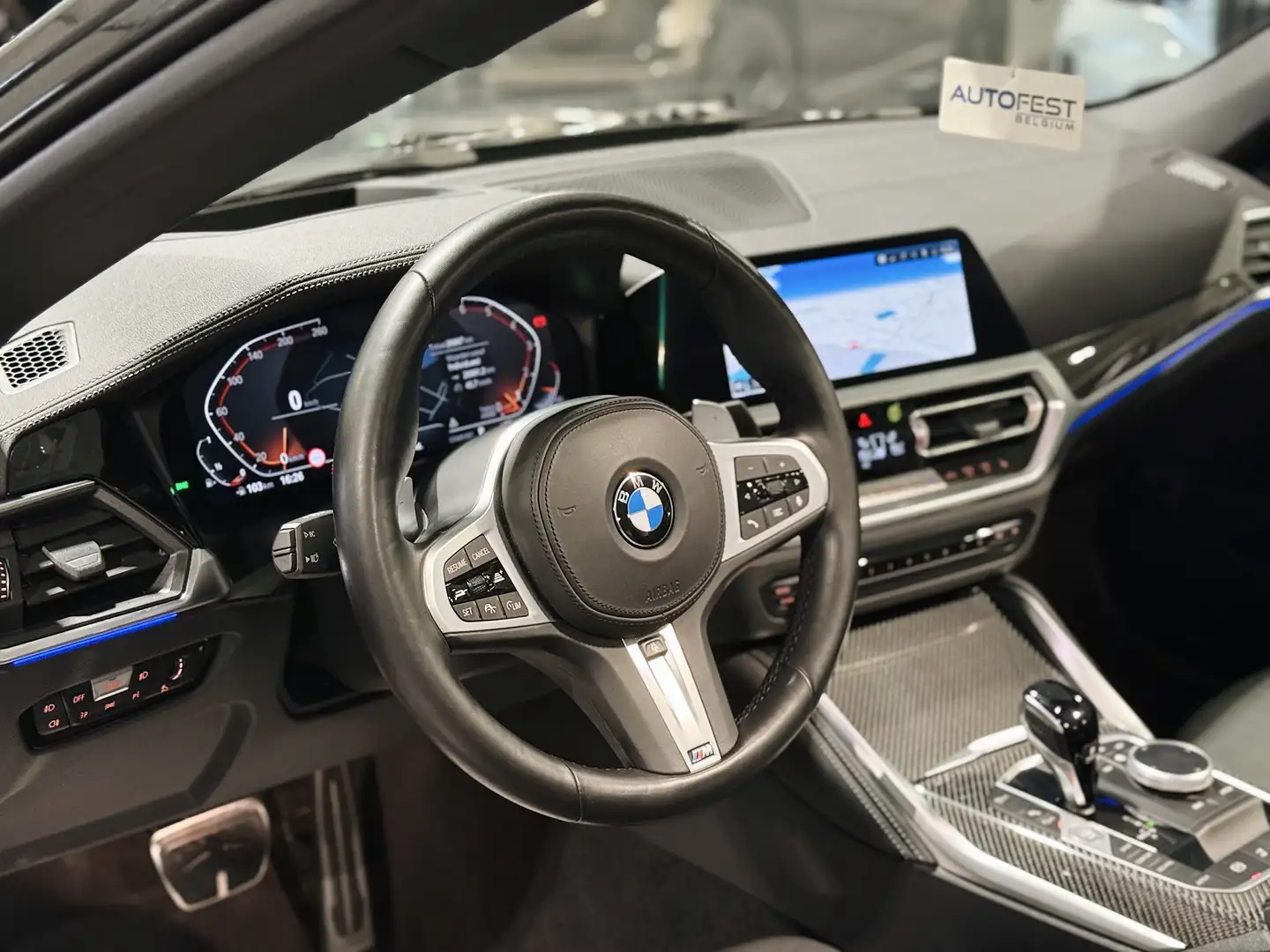 BMW 420 iA M-Sport Cabrio - 12 Mnd Garantie Zwart - 2