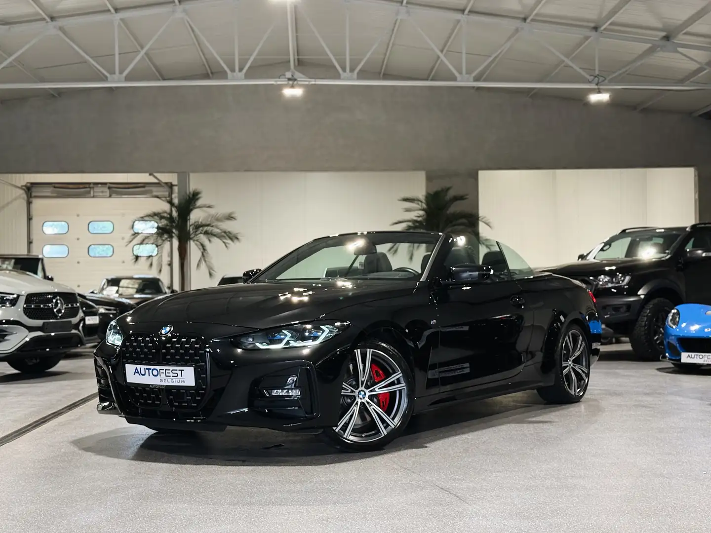 BMW 420 iA M-Sport Cabrio - 12 Mnd Garantie Zwart - 1