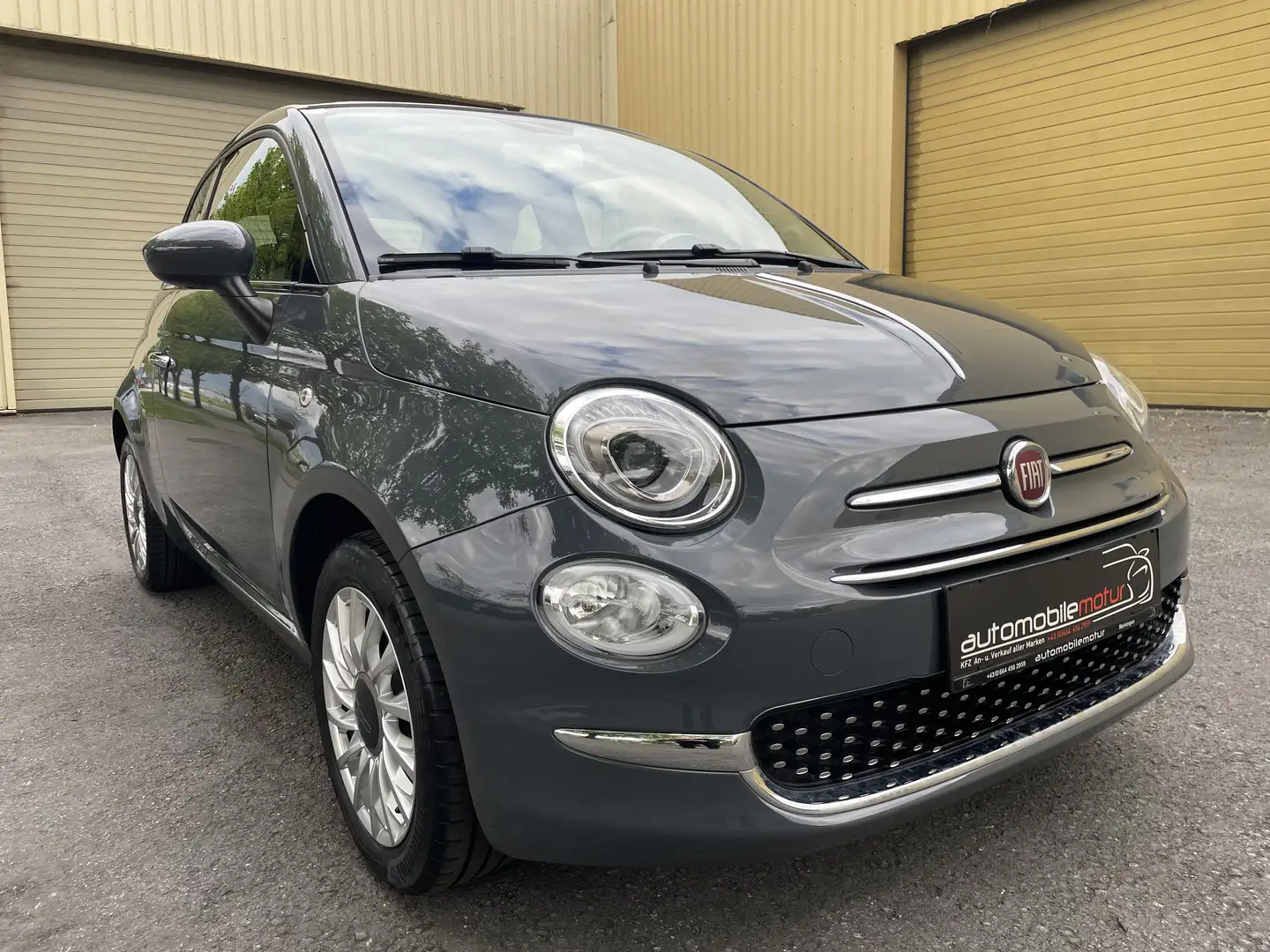 Fiat 500C ECO 1,2 69 500c Cabrio Grau - 2