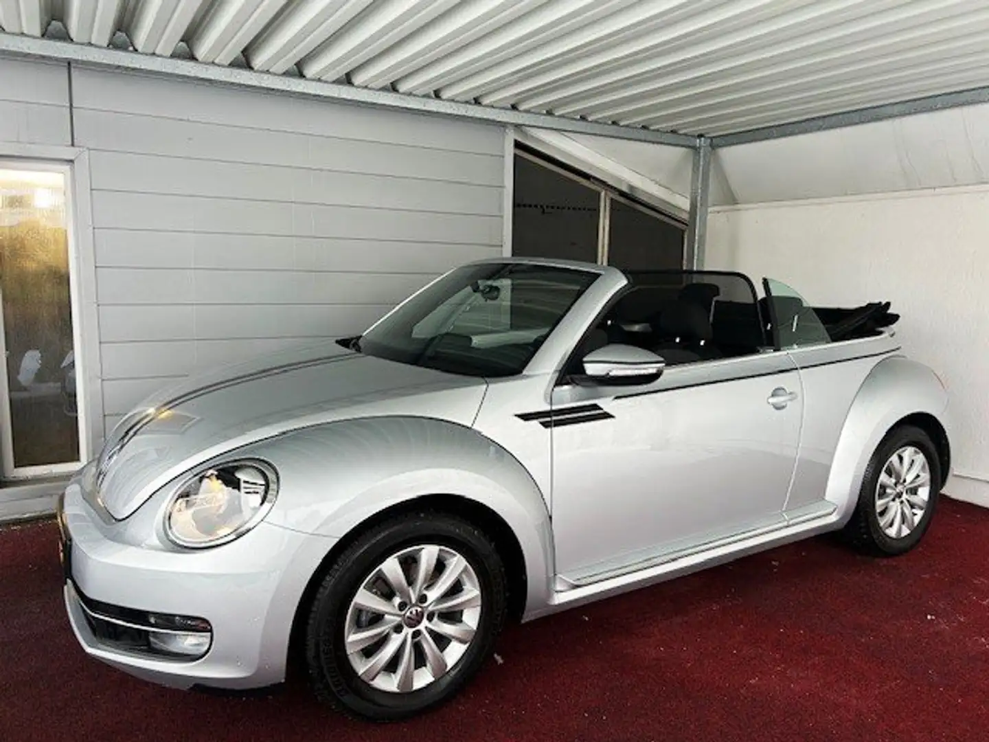Volkswagen Beetle Design Cabrio Familienbes/elektr. Verdeck/GARANTIE Silber - 2