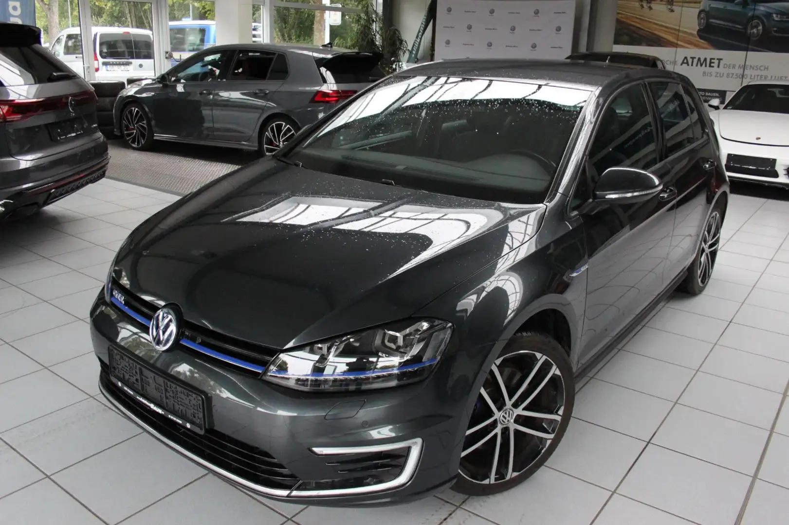 Volkswagen Golf VII GTE/DSG/ACC/STZHZ/NAVI/KAME/ALU/PDC/XEN Gris - 1