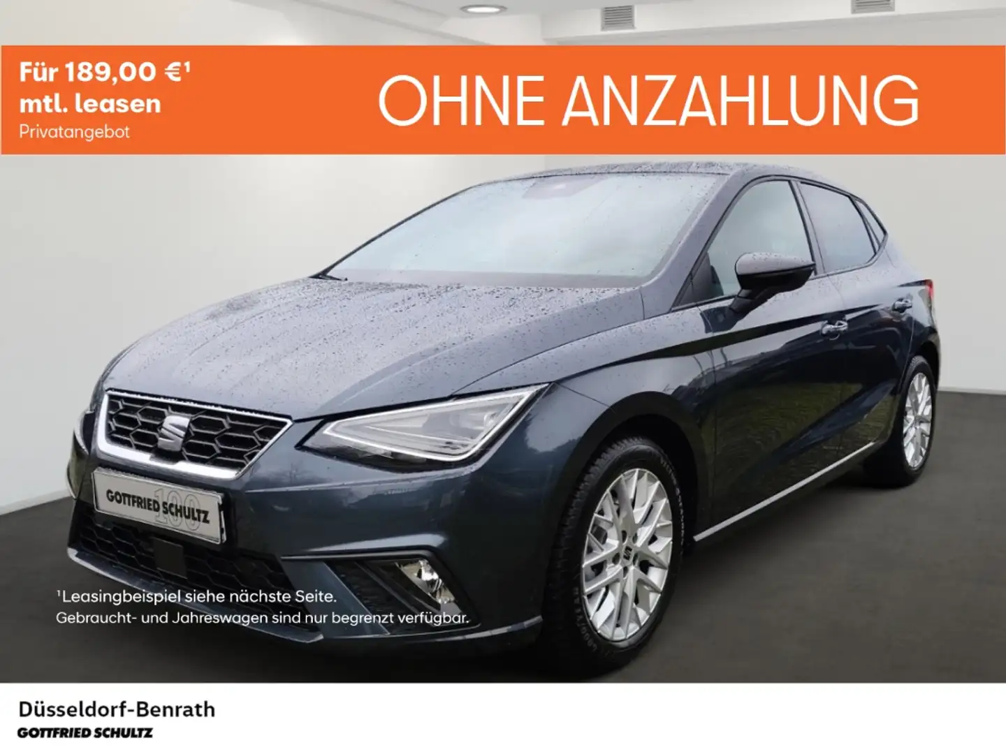 SEAT Ibiza FR 1.0 TSI DSG Voll-LED Navi Einparkhilfe Rückfahr Grau - 1