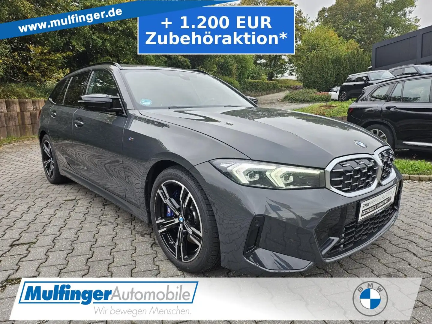 BMW 340 Md T.xDr.FACELIFT SuV.Pano.HUD Park+Fin.3,19 Grigio - 1