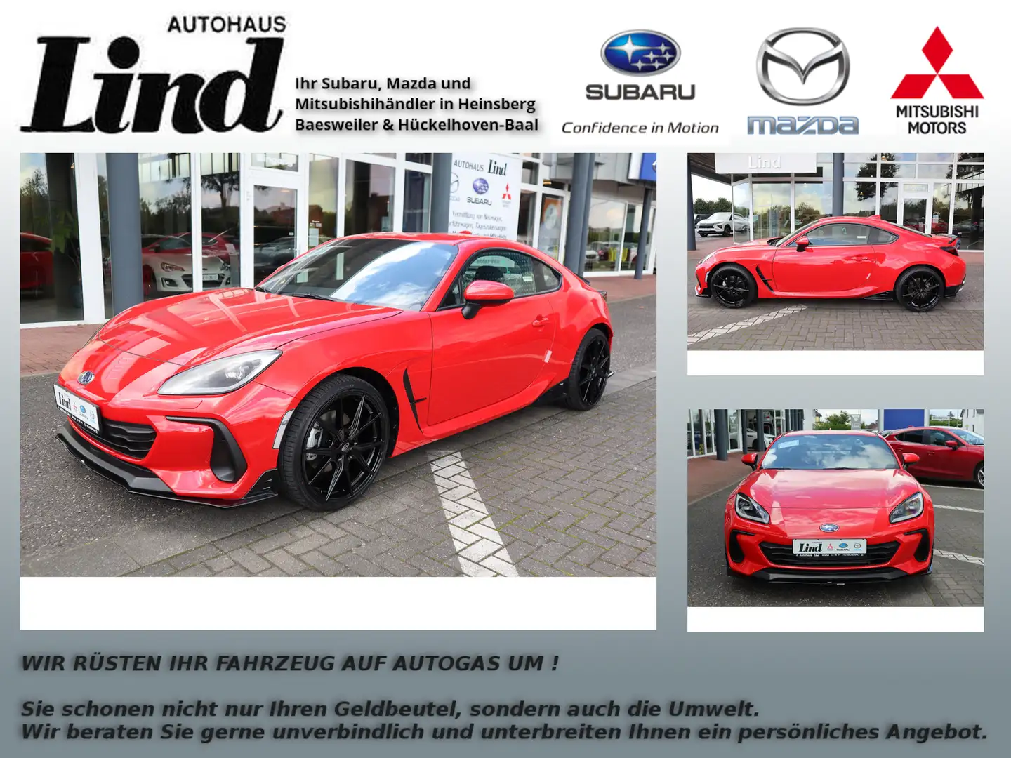 Subaru BRZ Sport mit STI-Paket 2024 Rosso - 1