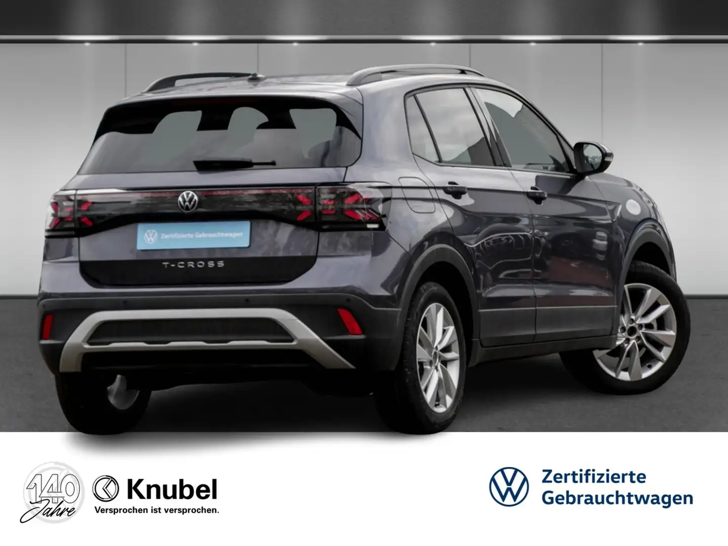 Volkswagen T-Cross Life 1.0 TSI DSG IQ.Light AppConn TravelAss. Ke... Gris - 2