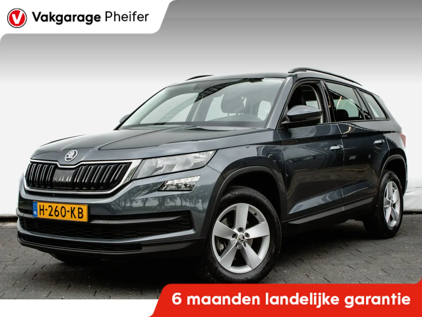 Skoda Kodiaq 1.5 TSI 150pk Aut. Ambition Leer/ Trekhaak/ Panora Gris - 1