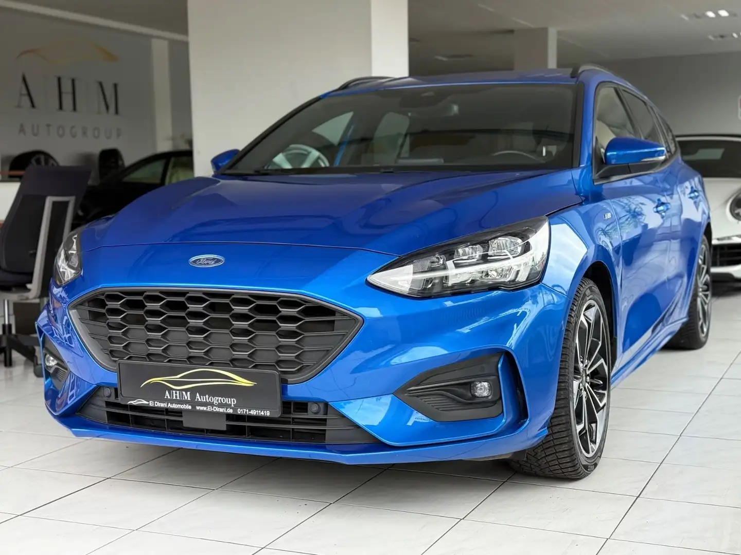 Ford Focus Turnier ST-Line Keyl/RCam/CarPlay/LED/Navi Azul - 1