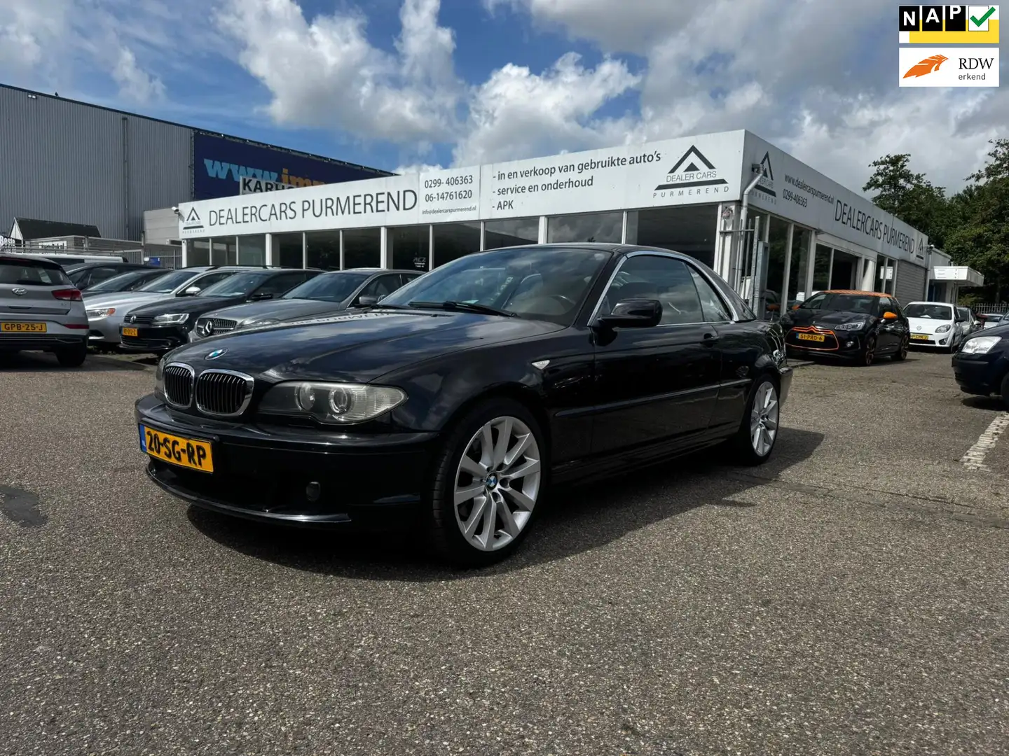 BMW 320 3-serie Cabrio 320Ci Executive Hard Top! Negro - 1