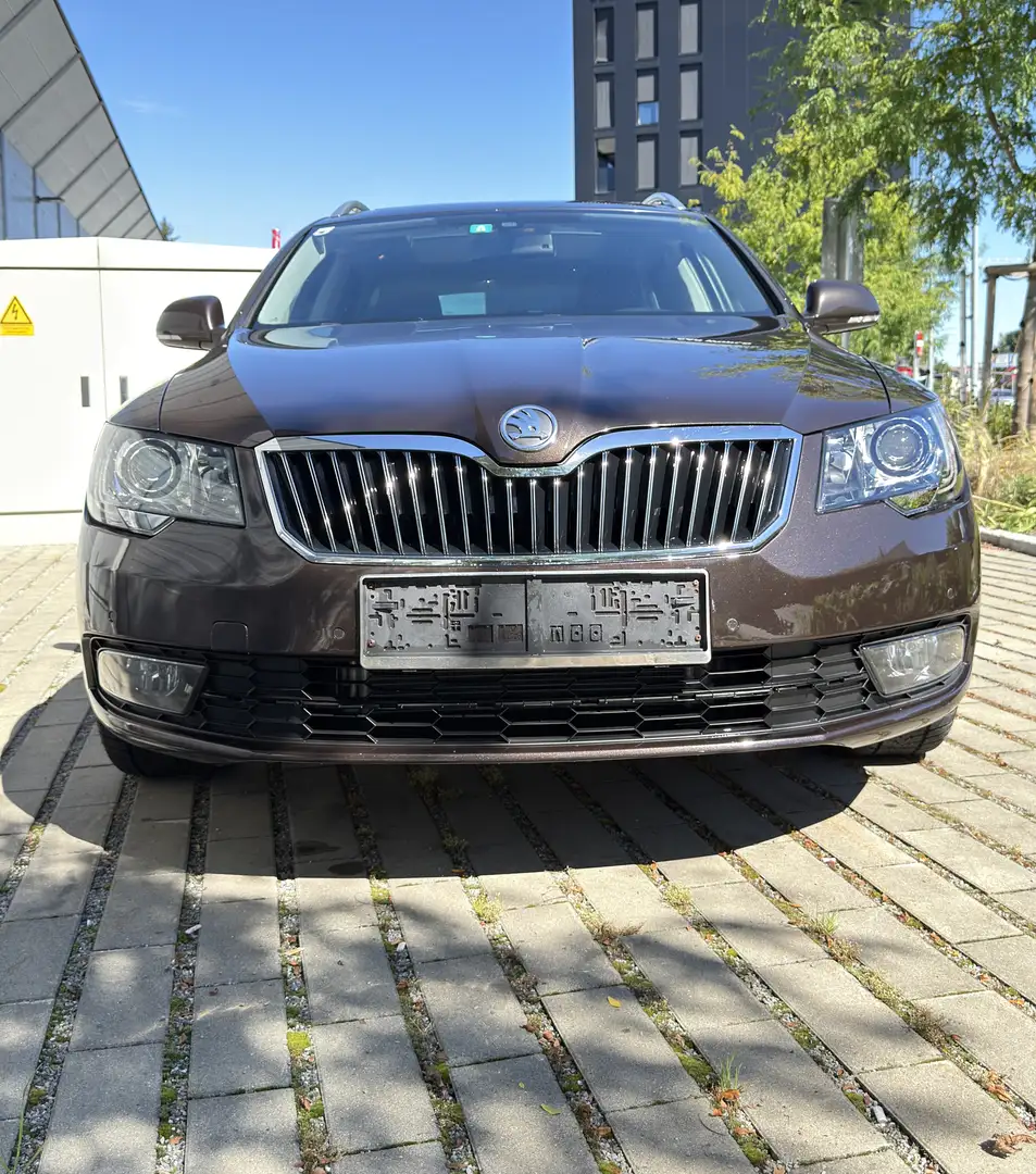 Skoda Superb Combi  2,0 TDI G DSG Automatik Mit Neue Pickel Braun - 1