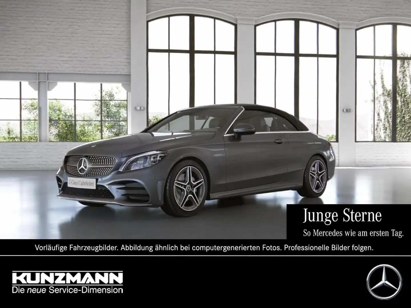 Mercedes-Benz C 220 d 4M Cabrio AMG Distronic 360° Keyless Grau - 1