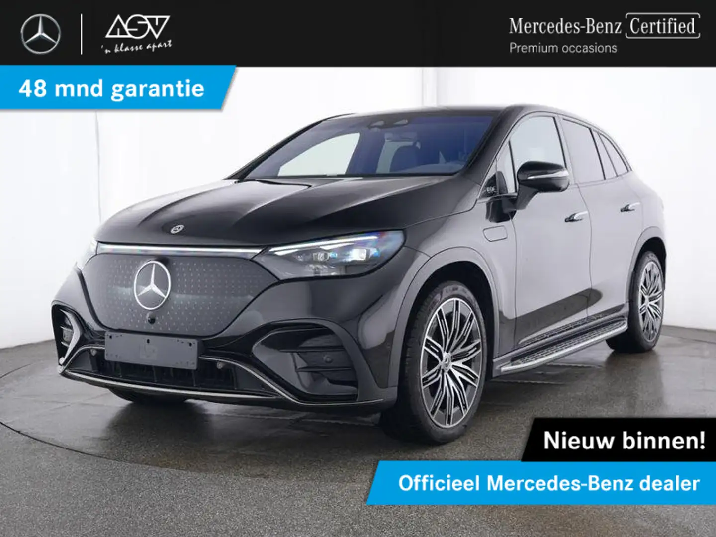 Mercedes-Benz EQE SUV 350+ AMG Line 96 kWh MBUX Hyperscreen, wegklapbare Zwart - 1