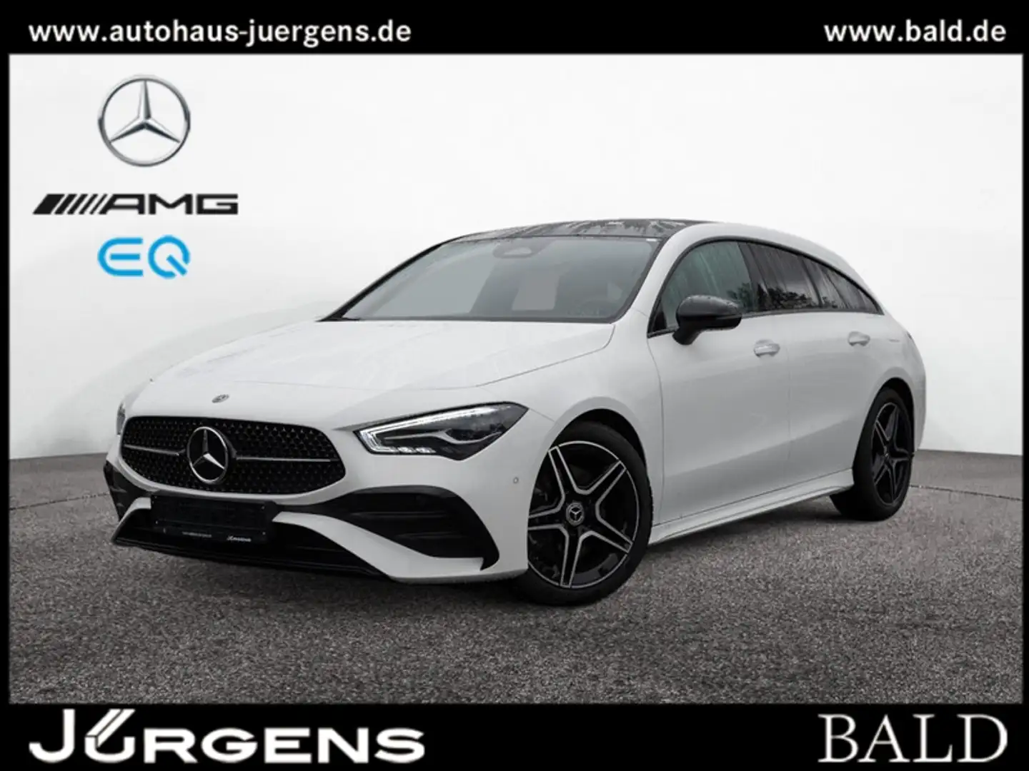 Mercedes-Benz CLA 200 d SB AMG-Sport/LED/Cam/Pano/Night/Ambi Weiß - 1
