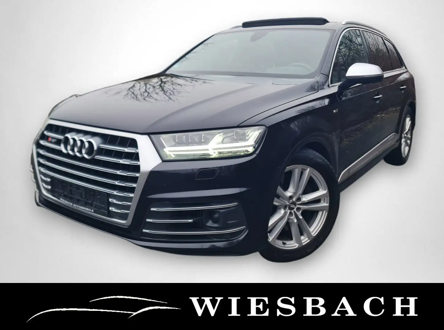 Audi SQ7 4.0 TDI Quattro Tiptronic Matrix PANO Head-Up ACC Schwarz - 1