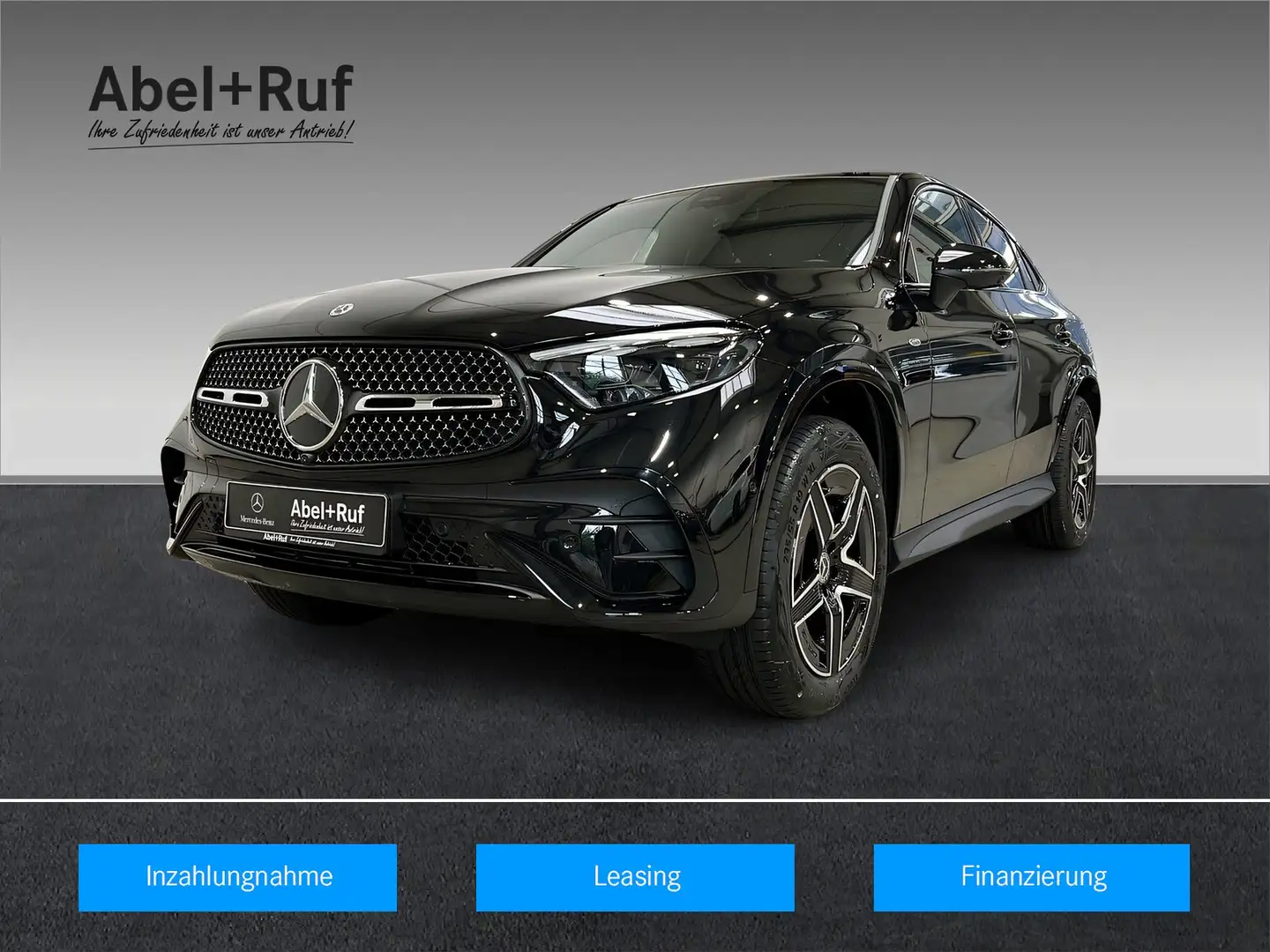Mercedes-Benz GLC 300 de 4M Coupé AMG+DIGTAL+NIGHT+Pano+AHK+360 Schwarz - 1