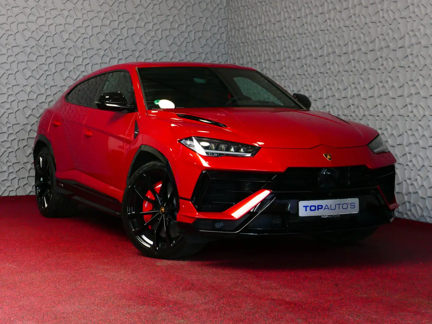 Lamborghini Urus S 4.0 V8 S 666 PK BTW ALLE OPTIES B&O CARBON PACK Roşu - 1