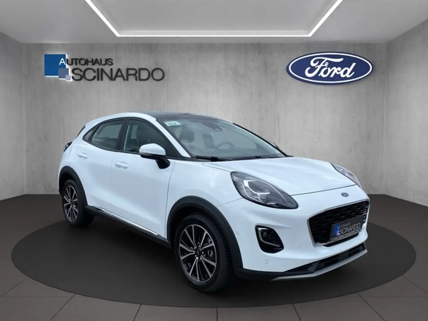 Ford Puma 1.0 EB Titanium *iACC*AHK*RFK*Panoramadach Wit - 2