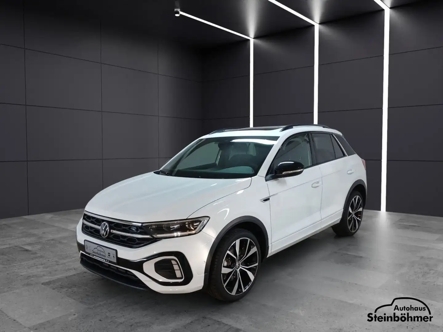 Volkswagen T-Roc R-Line 1.5TSI DSG IQ.Light NAV AHK Pano Navi Weiß - 1