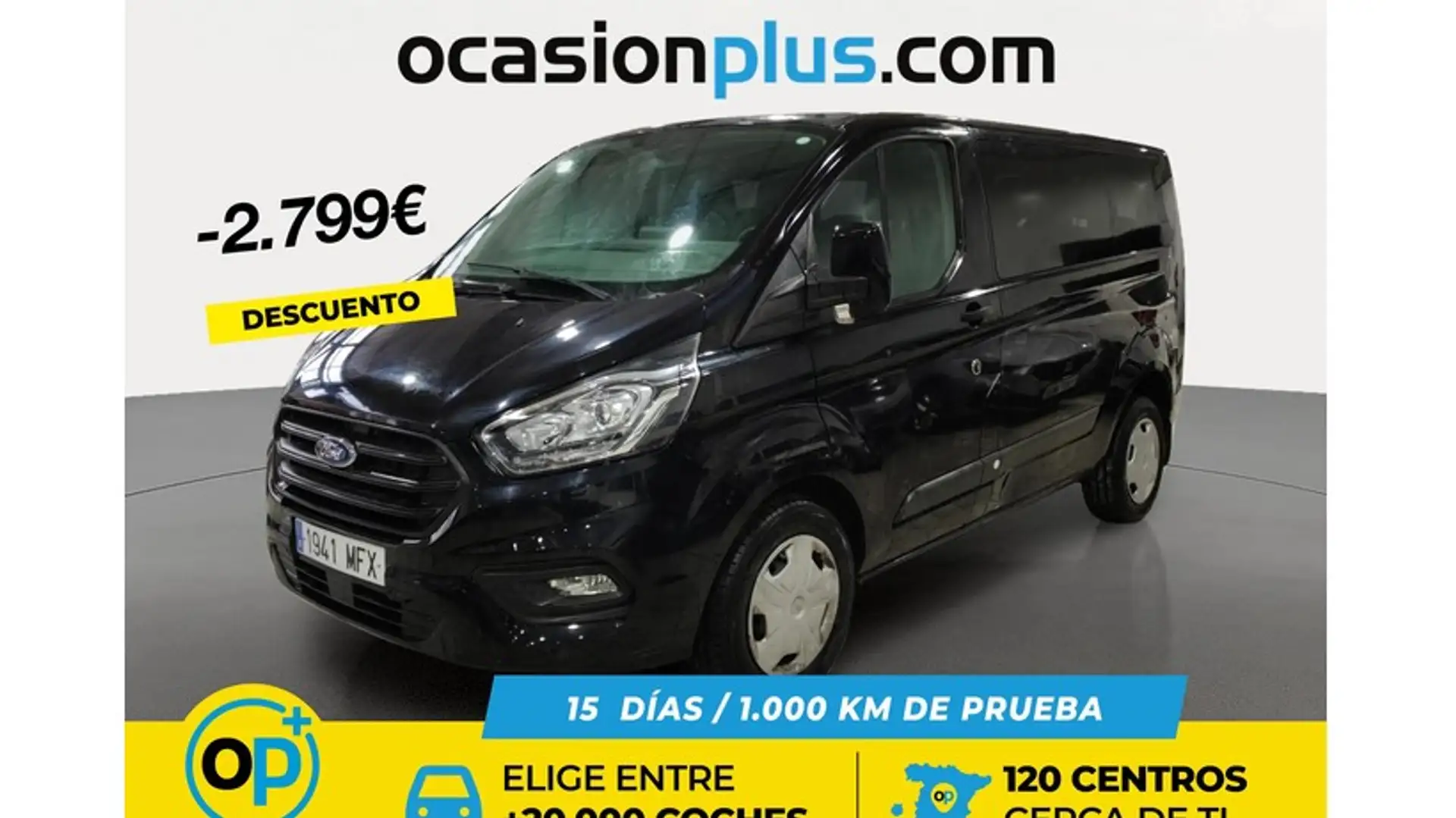 Ford Transit Custom FT 320 L1 Kombi Trend EcoBlue 130 Schwarz - 1