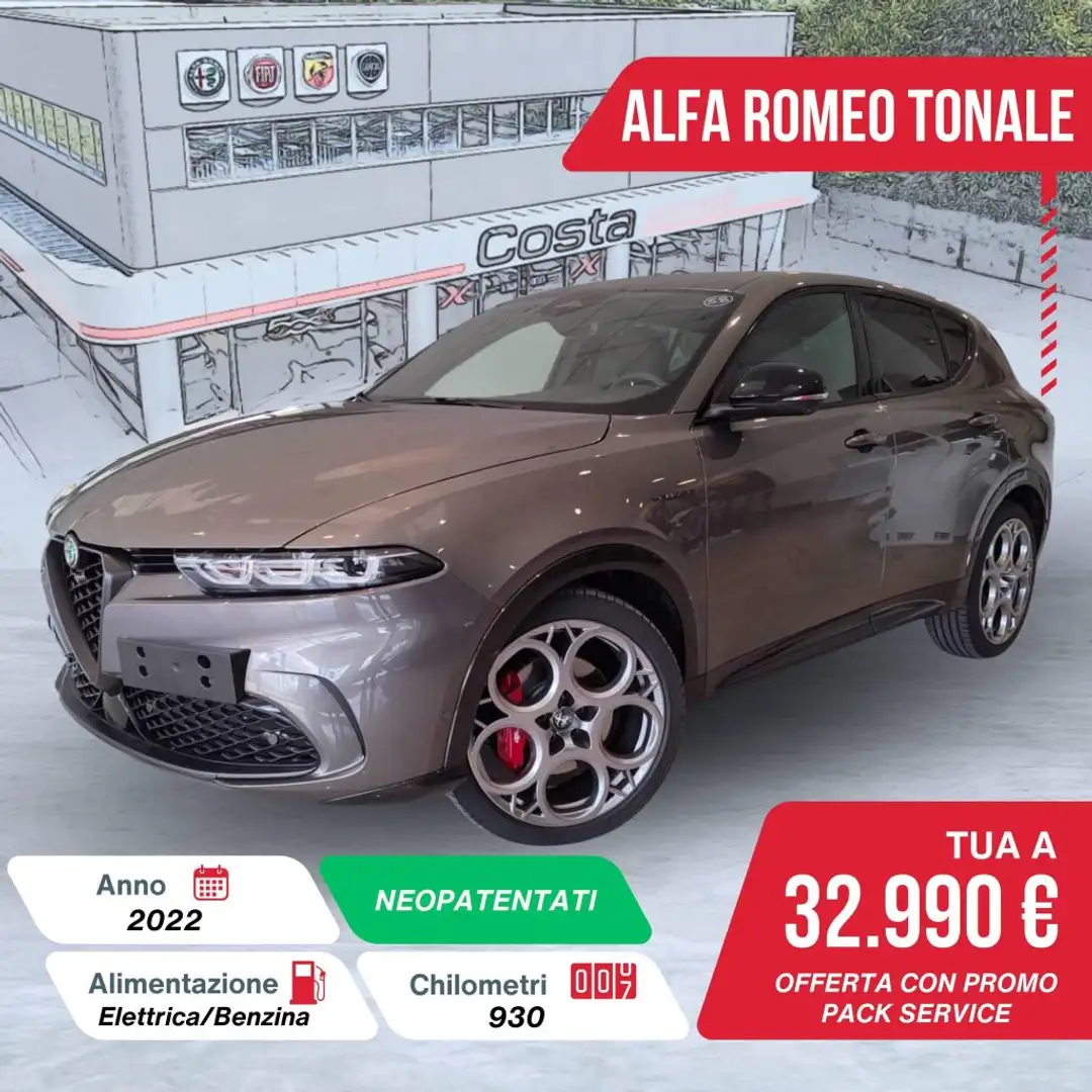 Alfa Romeo Tonale 1.5 160 CV MHEV TCT7 Veloce Grigio - 1