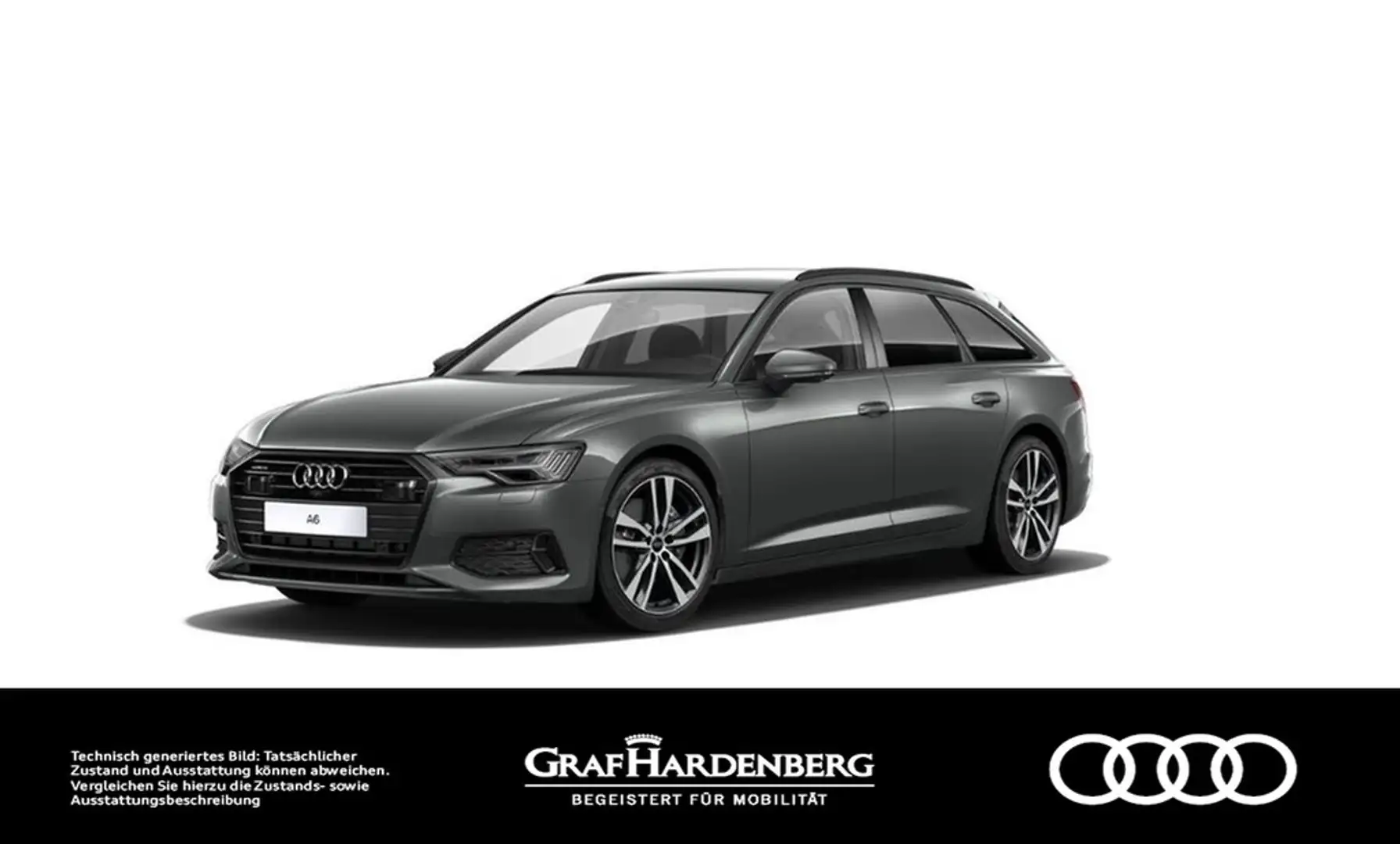 Audi A6 Avant 45 TDI quattro . LED Navi HuD ACC AHK Gris - 1