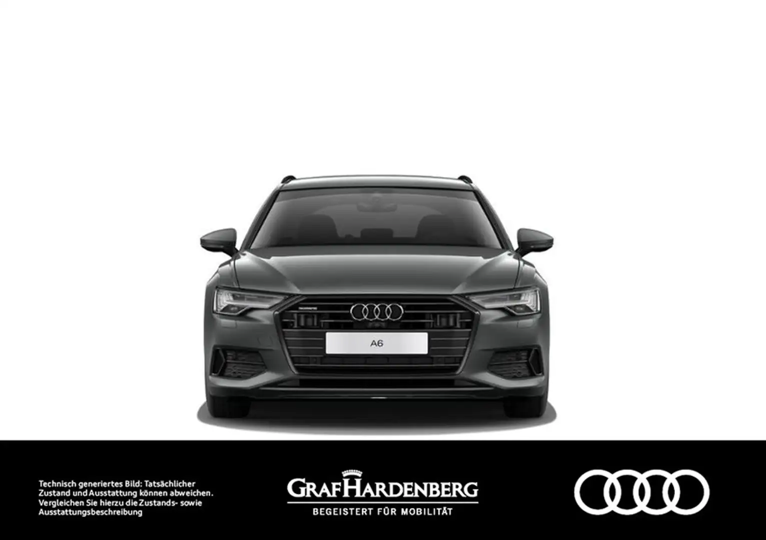 Audi A6 Avant 45 TDI quattro . LED Navi HuD ACC AHK Gris - 2