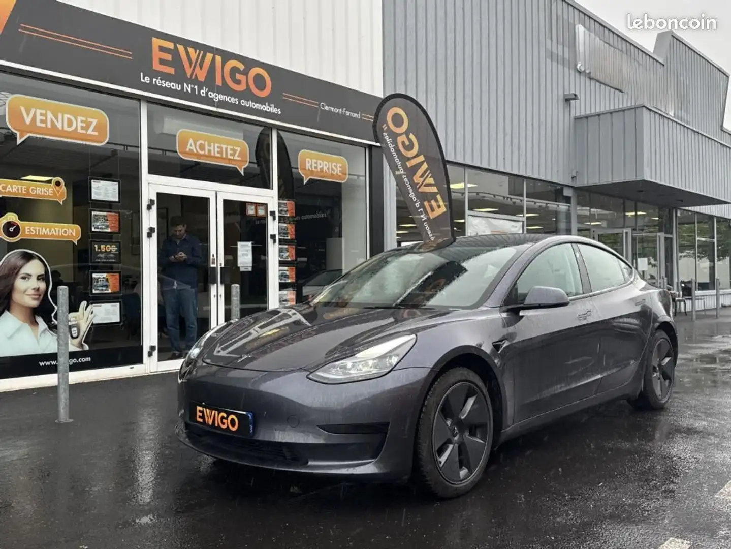 Tesla Model 3 285CH 60KWH STANDARD-PLUS PREMIUM BVA Gris - 1