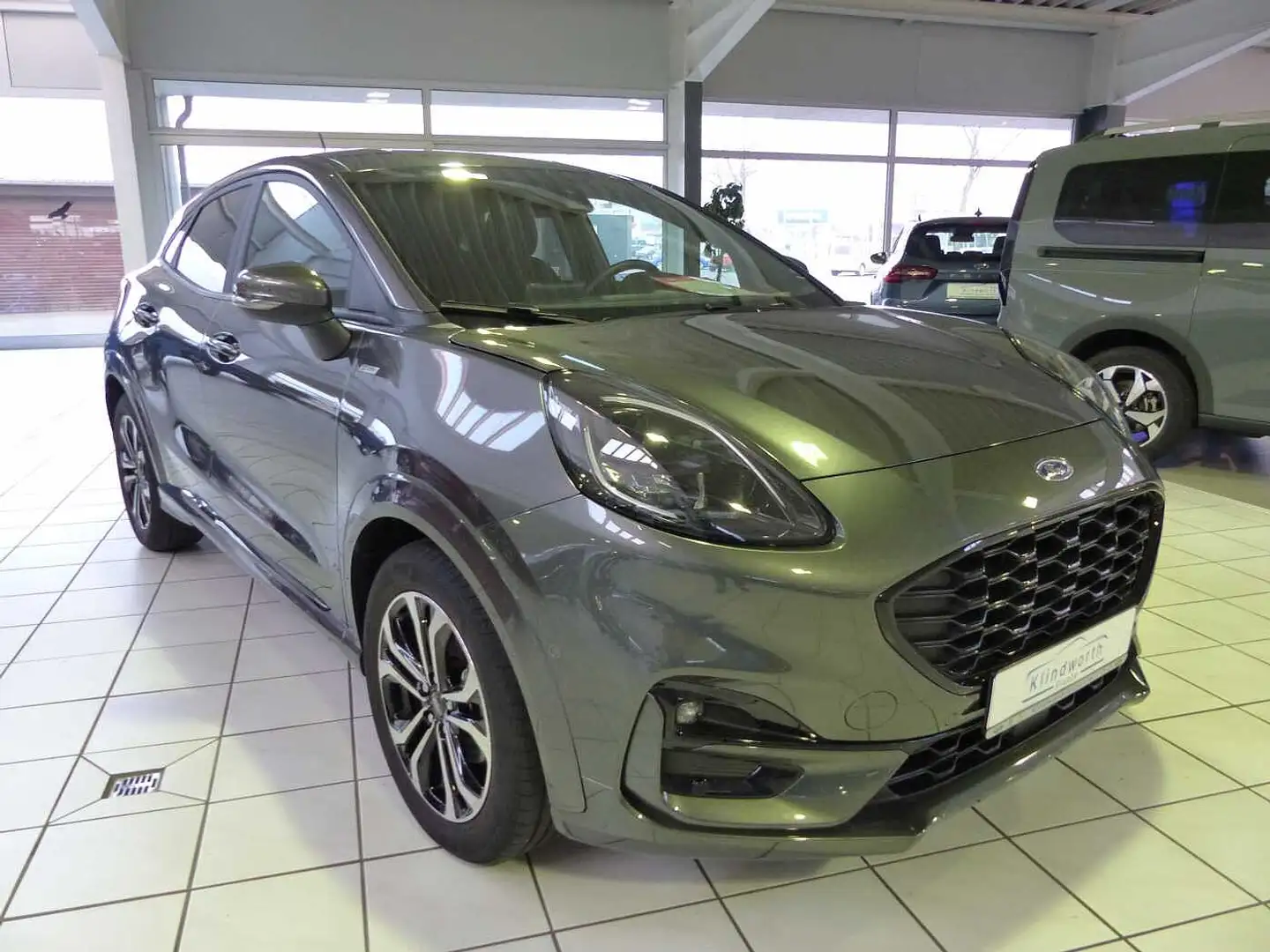 Ford Puma 1.0 E.Boost mHEV ST-Line AHK,ACC,Kamera,Navi Grau - 2