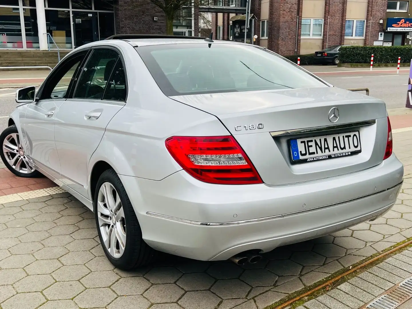 Mercedes-Benz C 180 AVANTGARDE 1.6l G.Schiebedach XenonT.Leder Argento - 2