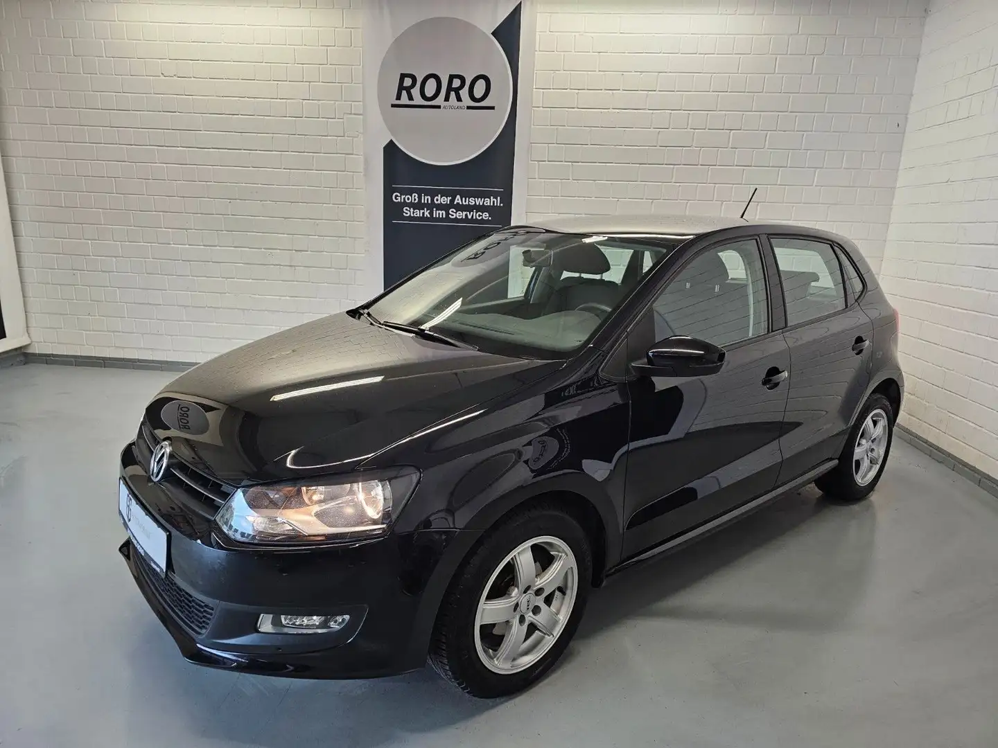 Volkswagen Polo V 1.2 Comfortline + 2.HAND/LMF/KLIMAANLAGE Schwarz - 2