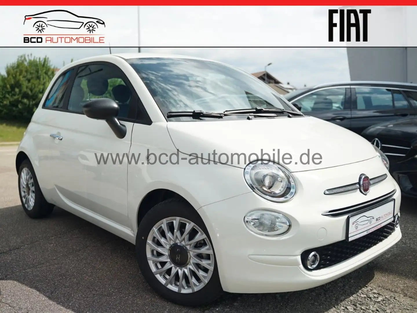 Fiat 500 *NAVI*DIGITAL-KOMBI*KLIMA-AUTO*PDC*TEMPO*ALU* Blanc - 2