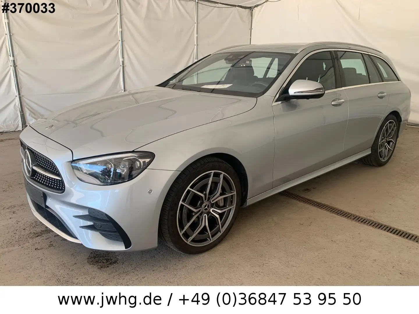 Mercedes-Benz E 400 4M 2x AMG Line Multib FahrAssist+ HeadUp Srebrny - 1