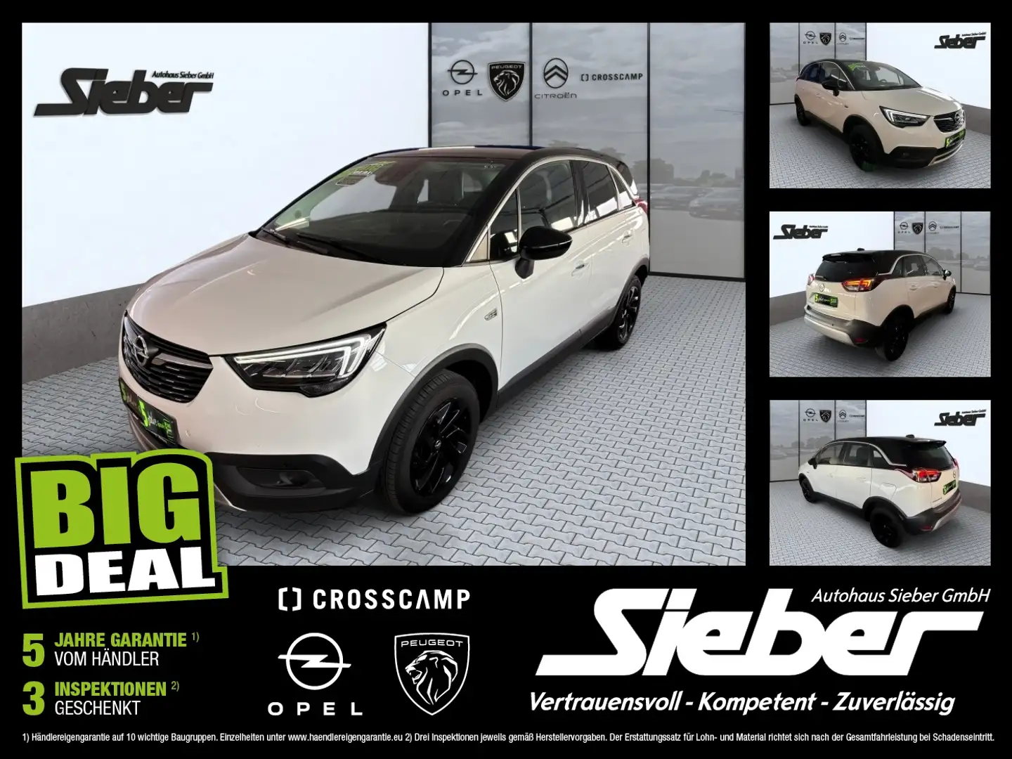 Opel Crossland 1.2 Turbo INNOVATION Kamera*Sitzhzg Weiß - 1