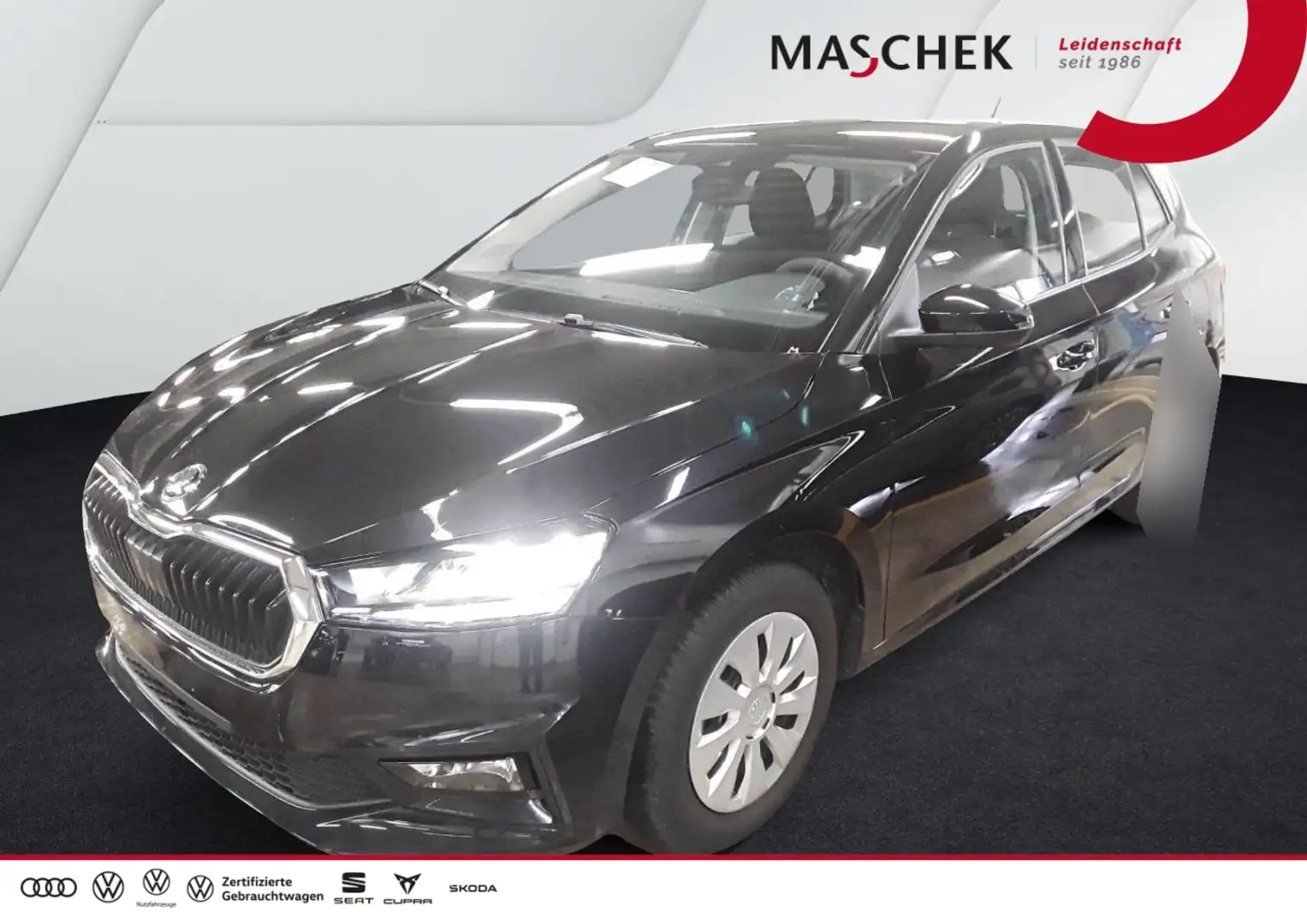 Skoda Fabia Essence 1.0 TSI PDC LED Klima LED PDC Schwarz - 1