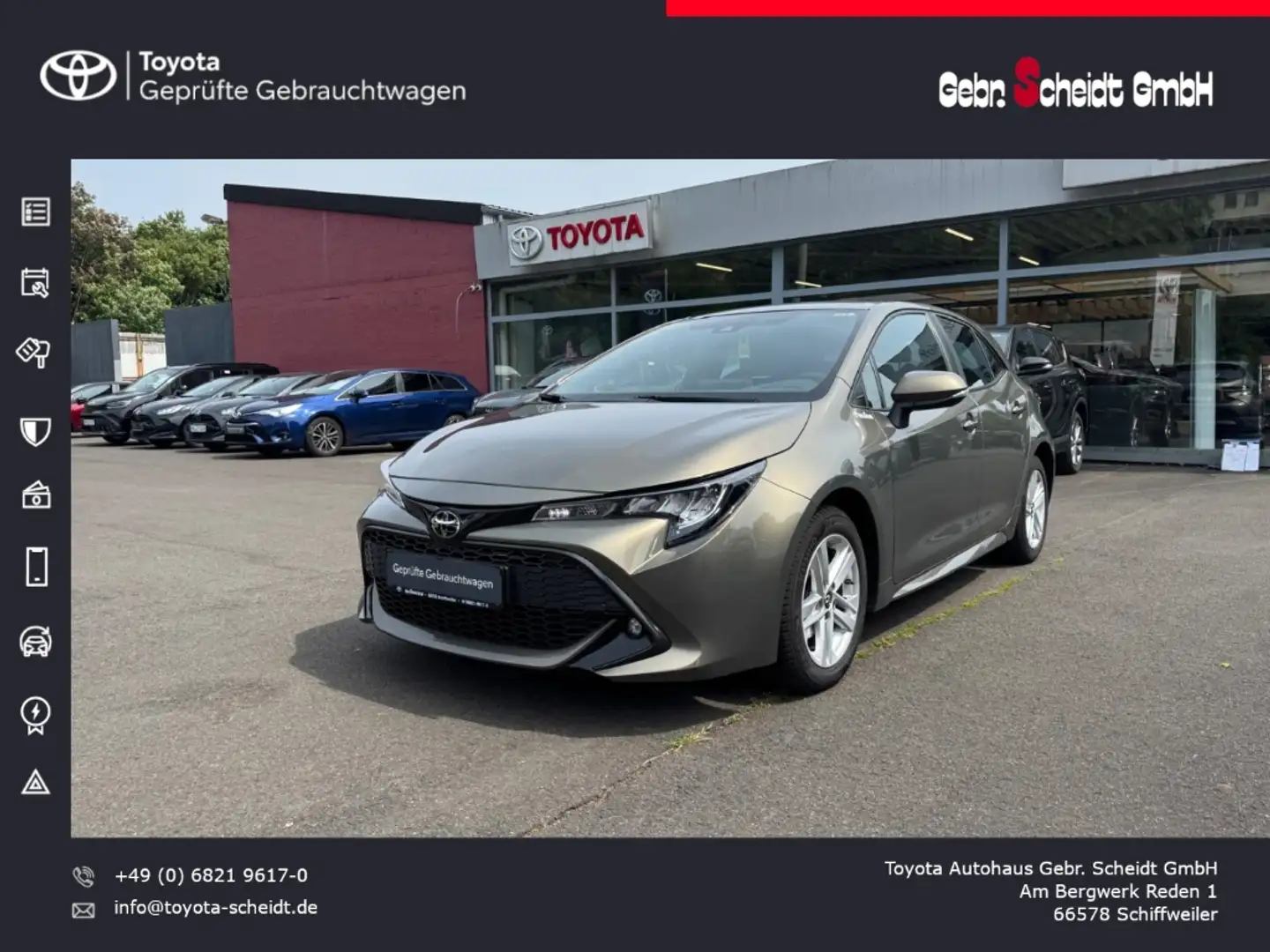 Toyota Corolla Comfort 1.2T EU6d-T Rückfahrkamera Bluetooth Klima Bronze - 1