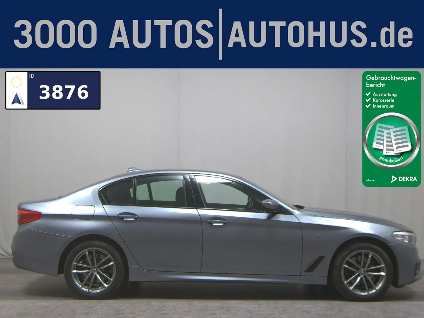 BMW 520 iA M-Sport Navi LED Shz PDC Blau - 1