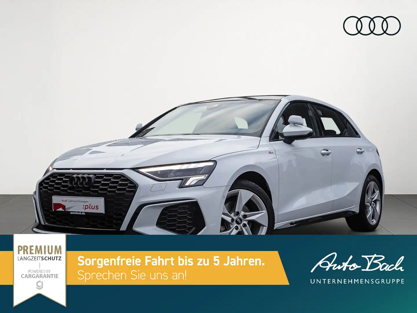 Audi A3 S line 30TDI Stronic Navi LED ACC Weiß - 2