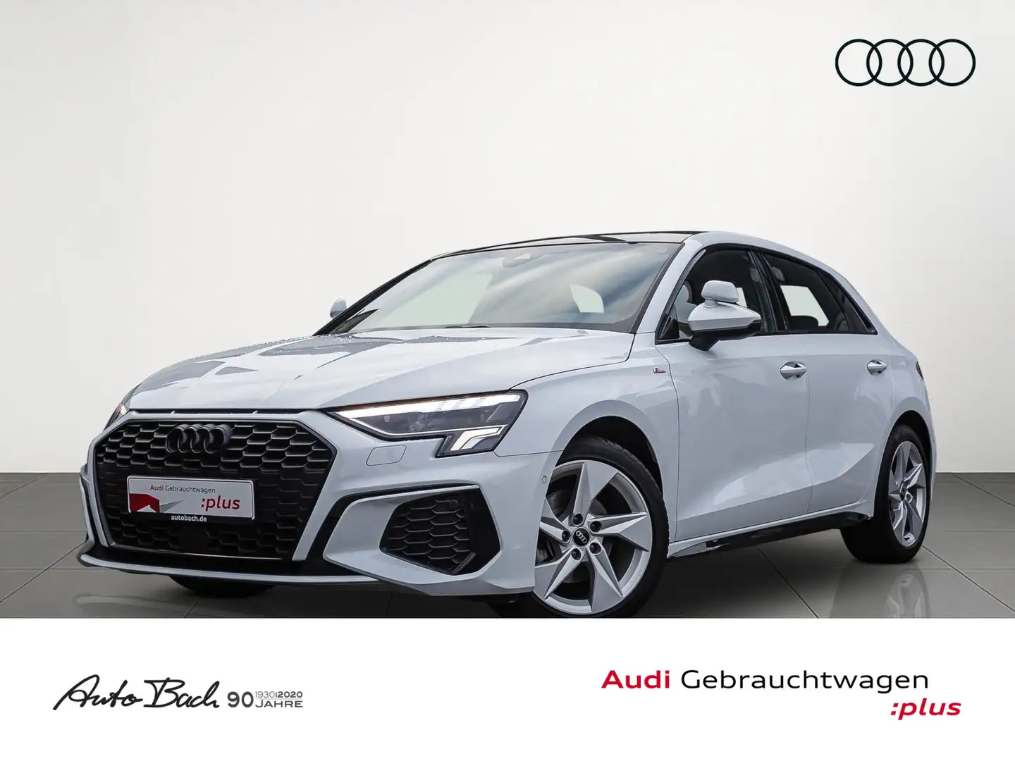 Audi A3 S line 30TDI Stronic Navi LED ACC Weiß - 1
